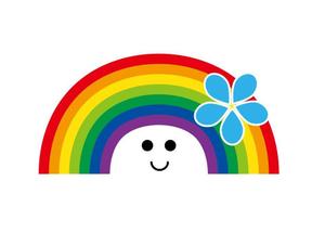 eri (eee7)さんの虹をテーマにしたキャラクターデザインへの提案