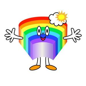 chibiyomo (chibiyomo)さんの虹をテーマにしたキャラクターデザインへの提案