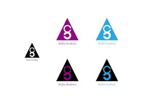 bonsai (bonsai_heads)さんのスタイリストを目指すスクール「Stylist Academy」のロゴへの提案
