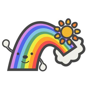 jesagn (jesagn)さんの虹をテーマにしたキャラクターデザインへの提案