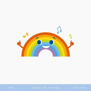 AN GRAPHIC (samspostoffice)さんの虹をテーマにしたキャラクターデザインへの提案