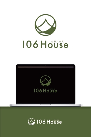 MON-DeSIGN (mon-design)さんのゲストハウス「106House」のロゴへの提案