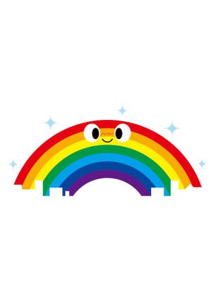 poco (poco_design)さんの虹をテーマにしたキャラクターデザインへの提案