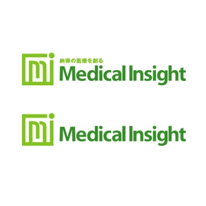 a (bloomy)さんのロゴ制作）医療サービス新会社メディカル・インサイトのロゴ制作への提案