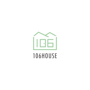 ahiru logo design (ahiru)さんのゲストハウス「106House」のロゴへの提案