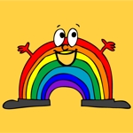 CHUCKさんの虹をテーマにしたキャラクターデザインへの提案