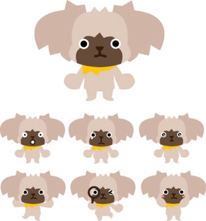masato_illustrator (masato)さんの犬の総合情報サイトのキャラ作成への提案