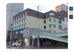 design_studio_be (design_studio_be)さんのビルの外壁イメージデザインへの提案