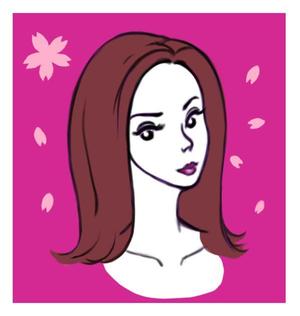 ICECUBE (MXI01121)さんの日本人の女の子（バストアップ）のイラストへの提案