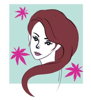 ICECUBE (MXI01121)さんの日本人の女の子（バストアップ）のイラストへの提案