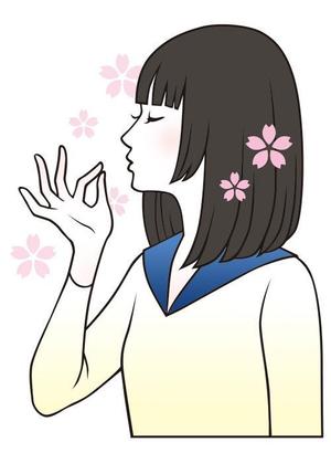 nakamura utano ()さんの日本人の女の子（バストアップ）のイラストへの提案