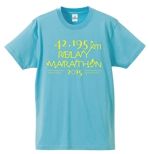 holytomatoさんのマラソン大会参加賞Tシャツデザインの依頼ですへの提案
