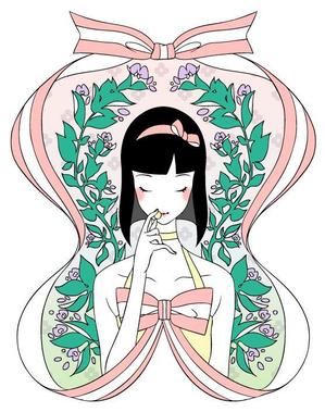 アキモト (akmt_mzr)さんの日本人の女の子（バストアップ）のイラストへの提案
