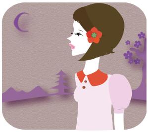 ラセンコーバ (picca)さんの日本人の女の子（バストアップ）のイラストへの提案