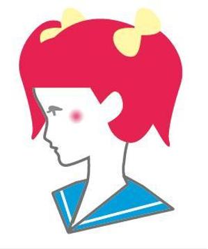K (c_101017)さんの日本人の女の子（バストアップ）のイラストへの提案