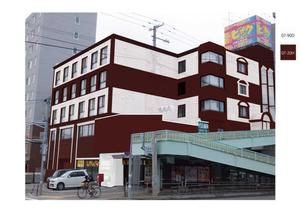 design_studio_be (design_studio_be)さんのビルの外壁イメージデザインへの提案