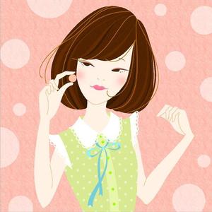 オダカカオリ (odkkor)さんの日本人の女の子（バストアップ）のイラストへの提案