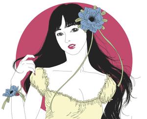 ニコ (norie88)さんの日本人の女の子（バストアップ）のイラストへの提案
