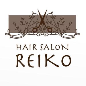 江藤 (fgfog)さんの美容室「ＨＡＩＲ　ＳＡＬＯＮ　ＲＥＩＫＯ」のロゴへの提案