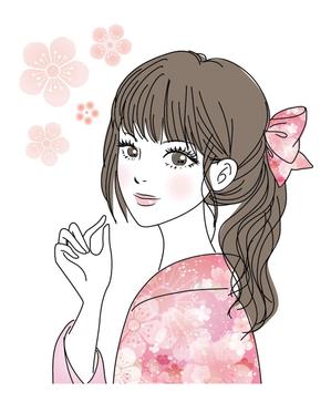 MOCO design モコデザイン (moka_design)さんの日本人の女の子（バストアップ）のイラストへの提案