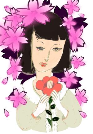 bun1さんの日本人の女の子（バストアップ）のイラストへの提案