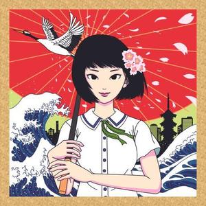 kosa (kosatsune)さんの日本人の女の子（バストアップ）のイラストへの提案