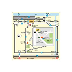 wood_moons (wood_moons)さんの新規オープンする店舗兼事務所の案内地図を作成したいへの提案