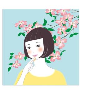 キムラマキコ (makiran)さんの日本人の女の子（バストアップ）のイラストへの提案