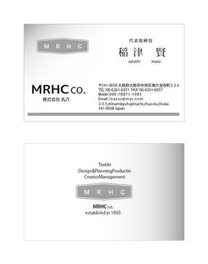 soramomoさんのMRHC co.　　株式会社　丸八の名刺デザインへの提案