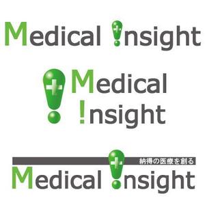 パワーポイントのPPwork ()さんのロゴ制作）医療サービス新会社メディカル・インサイトのロゴ制作への提案