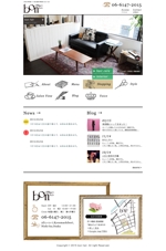 coma_design (coma_design)さんの大阪市西区京町堀にあるアーティスティックな美容室。HPリニューアルTOPページデザインの依頼への提案