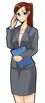 大田原 (oowd)さんのスマホアプリに登場する女性秘書キャラクターデザインへの提案