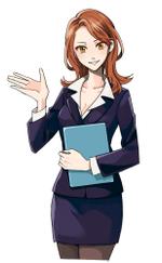 Nio (nio_24)さんのスマホアプリに登場する女性秘書キャラクターデザインへの提案