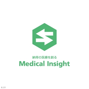 kozi design (koji-okabe)さんのロゴ制作）医療サービス新会社メディカル・インサイトのロゴ制作への提案