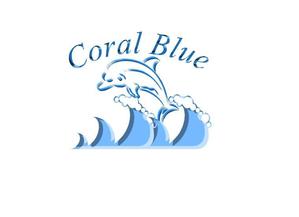 mayu (pa-ru_shou0518)さんの小売り商品 独自ブランド「Coral Blue」のロゴへの提案