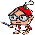 イラスト工房CandyBowl (shot-arrow)さんの学習塾のイメージキャラ制作への提案