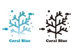 コンドウマチカ (tralala825)さんの小売り商品 独自ブランド「Coral Blue」のロゴへの提案