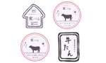 おまめ (omame113)さんのお肉のギフト商品のロゴデザインへの提案