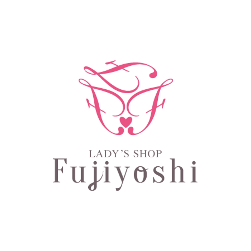 アパレル小売店舗　「Fujiyoshi」の　ロゴ