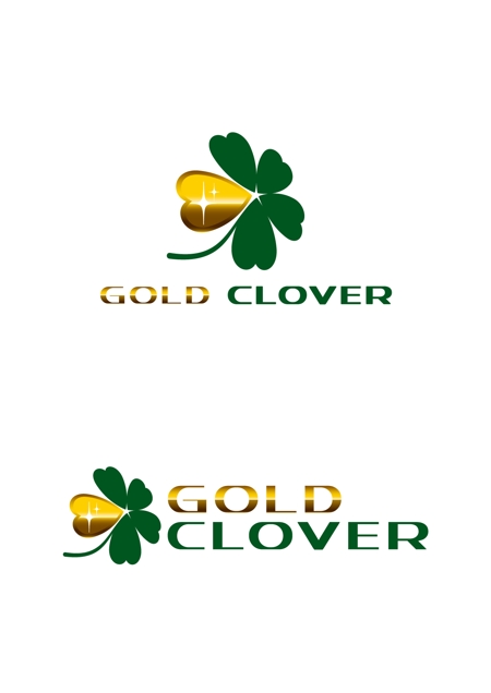 taka design (taka_design)さんのインターネットで商品や情報を販売しお客様と幸せを追求する企業「株式会社ゴールドクローバー」のロゴへの提案