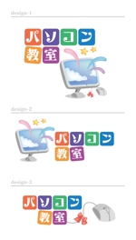 h-akikoさんのパソコン教室の看板用ロゴへの提案