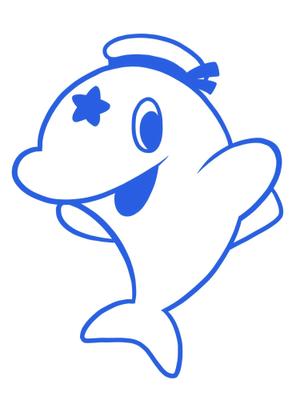 kyon (kyoooon)さんの【ご提案をお願いします！】愛嬌たっぷりの白イルカ「ベルーガ」のイラストへの提案