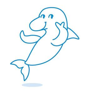 さんの【ご提案をお願いします！】愛嬌たっぷりの白イルカ「ベルーガ」のイラストへの提案