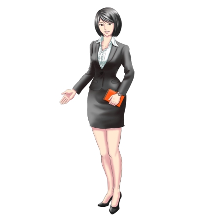 Kosatsuneさんの事例 実績 提案 スマホアプリに登場する女性秘書キャラクターデザイン はじめまして イラス クラウドソーシング ランサーズ