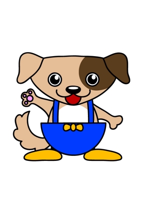 イラスト・ちでまる (tidemaru)さんのペット企業グループの犬キャラクター製作への提案