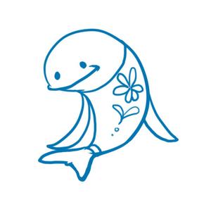 ベエ (baytachan)さんの【ご提案をお願いします！】愛嬌たっぷりの白イルカ「ベルーガ」のイラストへの提案
