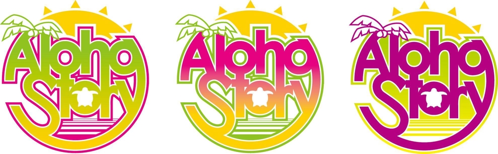 ハワイアンショップのロゴの依頼
