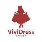 ginnanbox (ginnanbox)さんのパーティードレスレンタルショップサイト　「ViviDress」の　ロゴへの提案