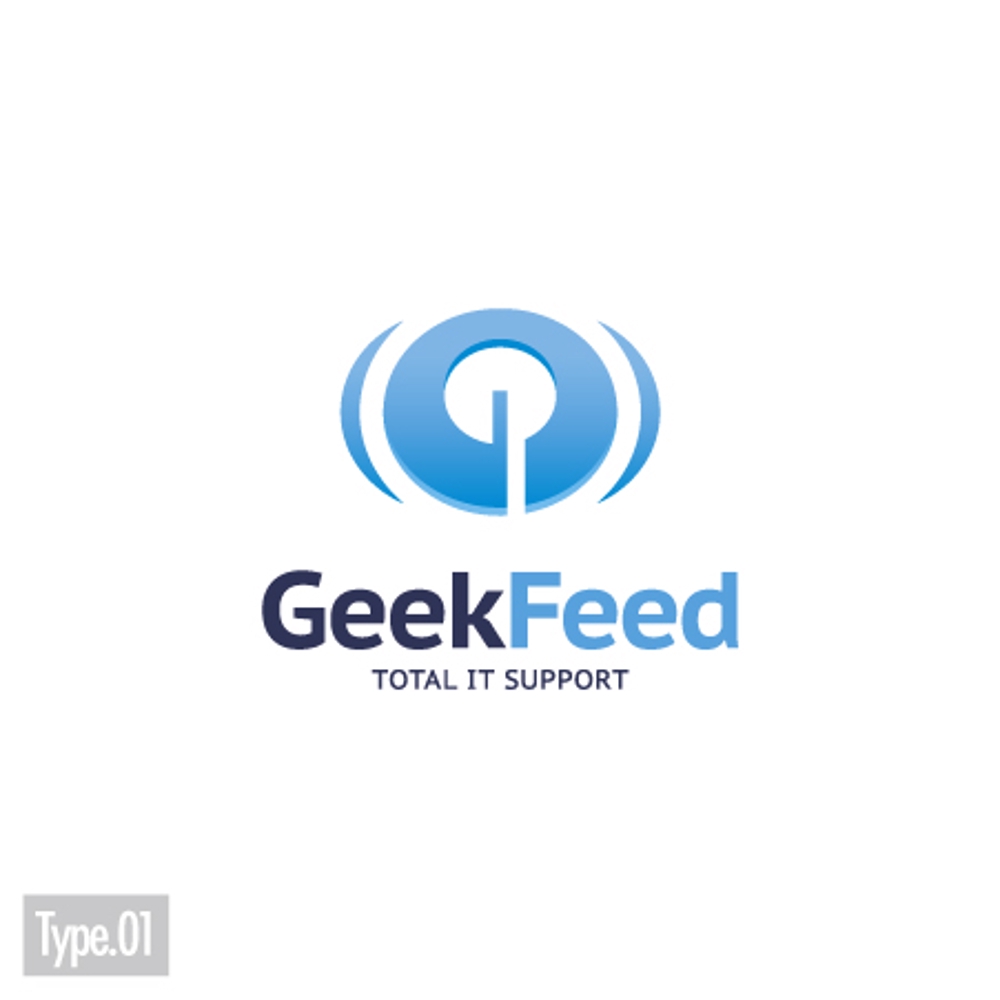 「GeekFeed」のロゴ作成