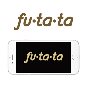 j-design (j-design)さんのブランドアパレルリユースSHOP「fu・ta・ta」のロゴデザインへの提案